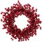 4PC 20" Hawthorn Berry Wreath Set - Handcrafted Fall Décor for Home or Events - Vibrant Autumn Colors